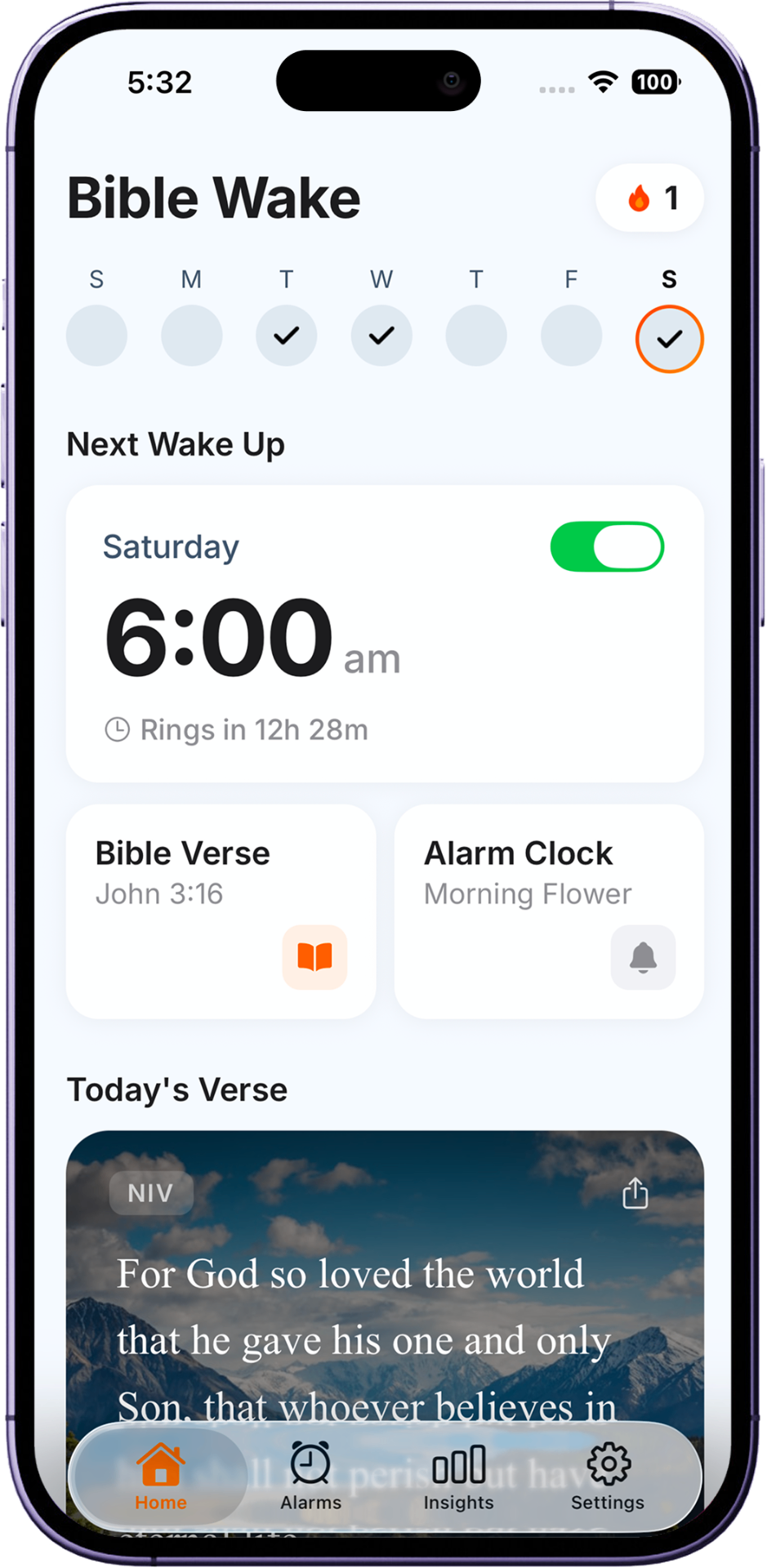Set your alarm